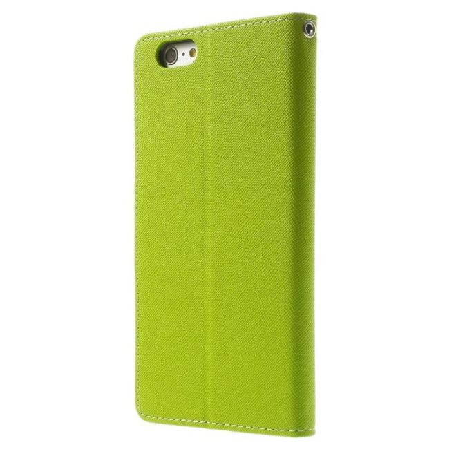 Goospery - Xiaomi Mi6 Hülle - Handy Bookcover - Fancy Diary Series - lime/navy