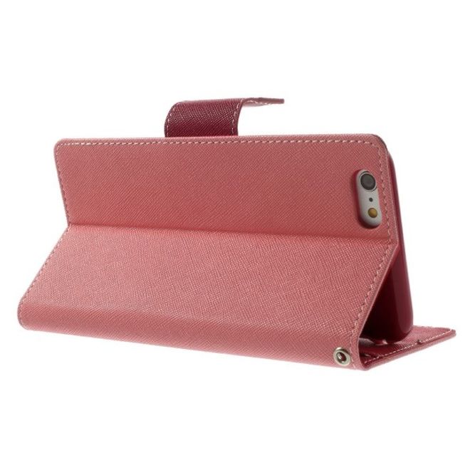 Goospery - Xiaomi Mi6 Hülle - Handy Bookcover - Fancy Diary Series - rosa/pink