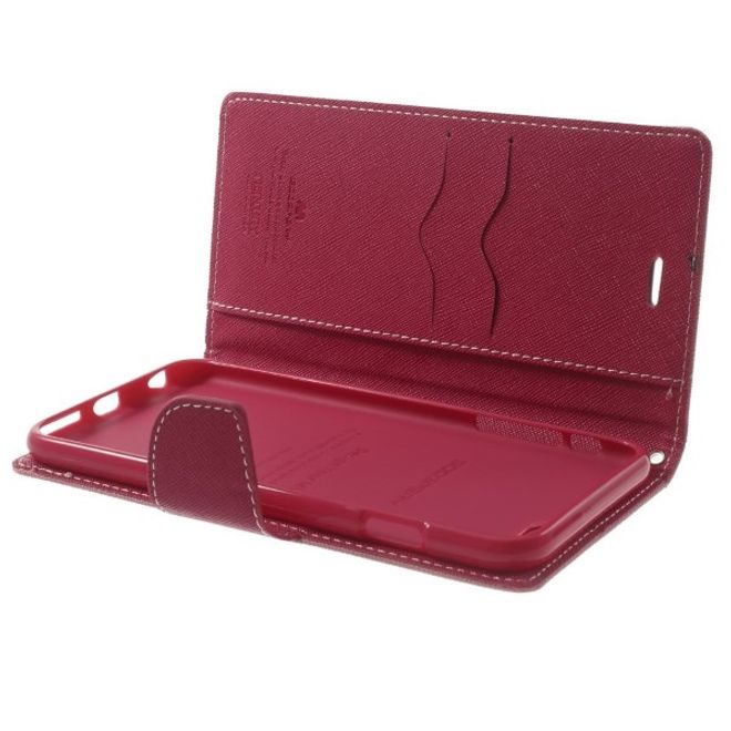 Goospery - Xiaomi Mi6 Hülle - Handy Bookcover - Fancy Diary Series - rosa/pink