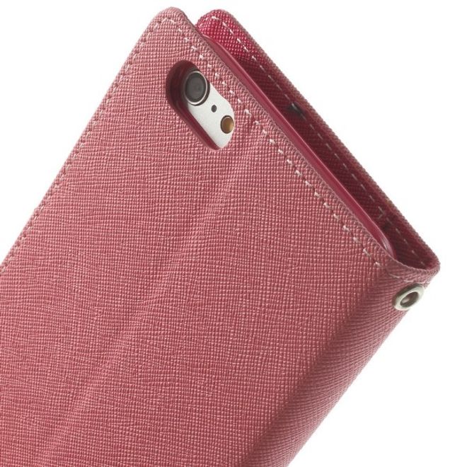Goospery - Xiaomi Mi6 Hülle - Handy Bookcover - Fancy Diary Series - rosa/pink