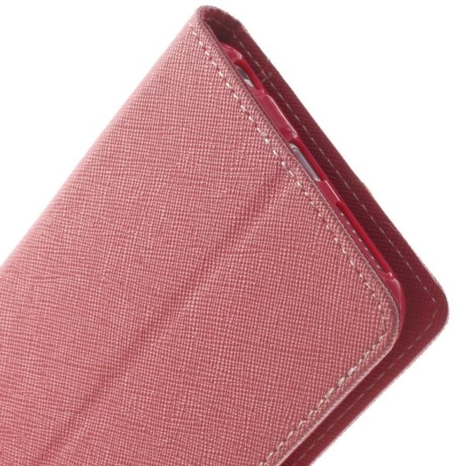 Goospery - Xiaomi Mi6 Hülle - Handy Bookcover - Fancy Diary Series - rosa/pink