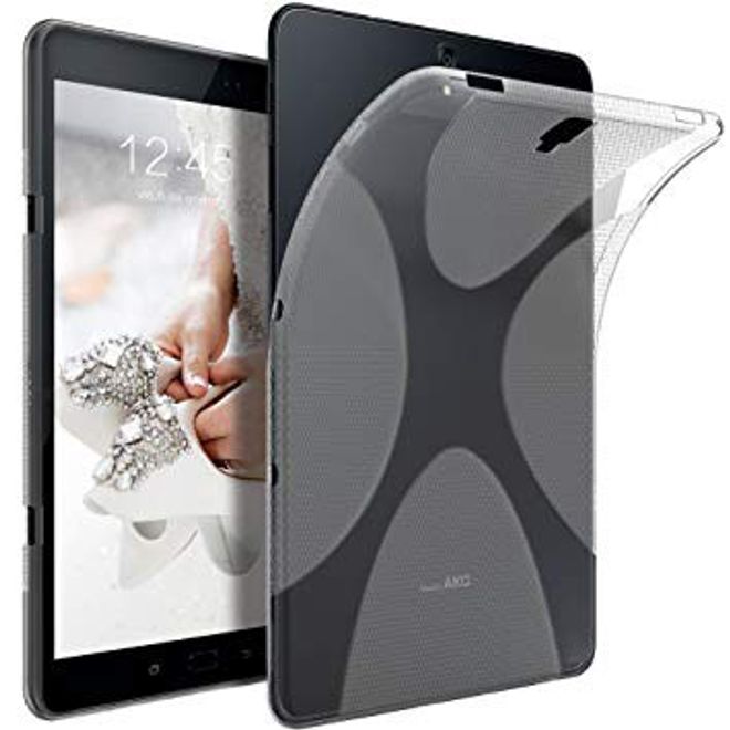 Samsung Galaxy Tab S3 9.7 Hülle - SoftTPU Softcase - X-Shape - transparent