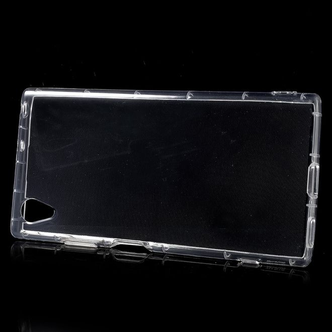 Sony Xperia XA1 Plus Handy Case - Hülle aus elastischem TPU Plastik - transparent
