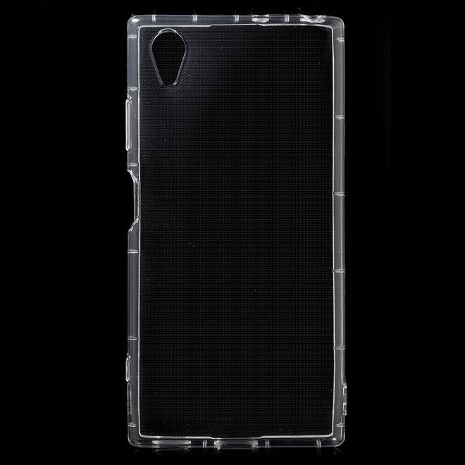 Sony Xperia XA1 Plus Handy Case - Hülle aus elastischem TPU Plastik - transparent