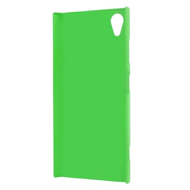 Sony Xperia XA1 Plus Handyhülle - Case aus gummiertem Hartplastik - grün