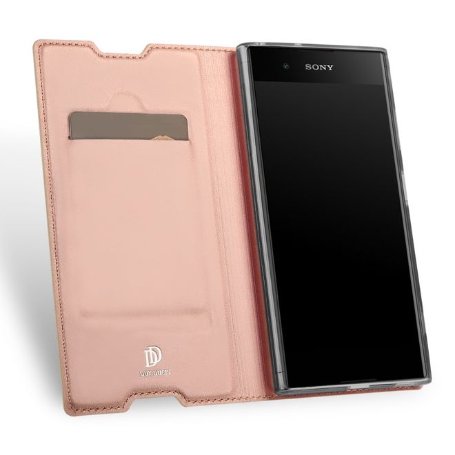 Dux Ducis - Sony Xperia XA1 Plus Hülle - Handy Bookcover - Skin Pro Series - rosegold