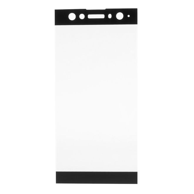 Sony Xperia XA2 Ultra Anti-Explosions Schutzglas - aus gehärtetem Glas - deckt gesamte Vorderseite ab - schwarz