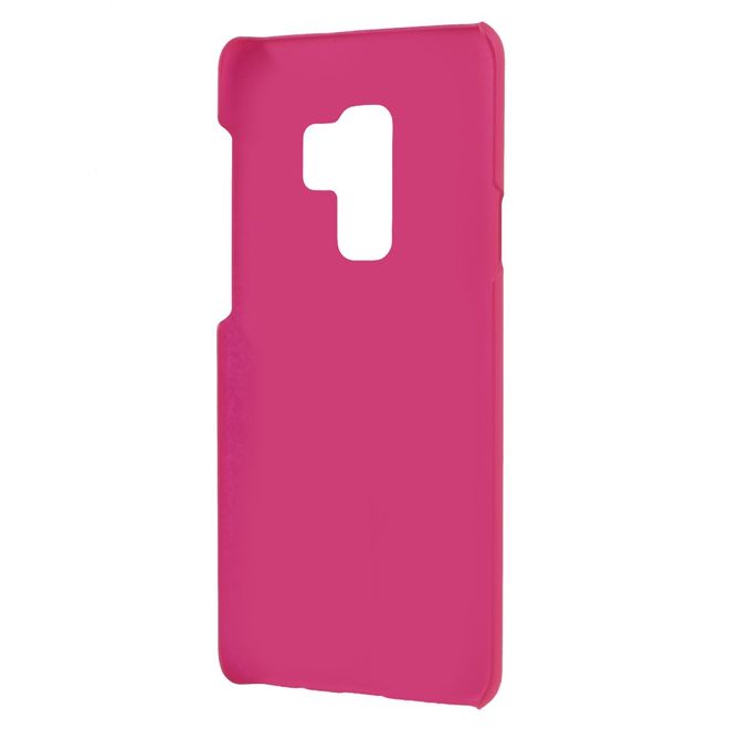 Samsung Galaxy S9 Plus Handyhülle - Gummiertes Hartplastik Case - rosa