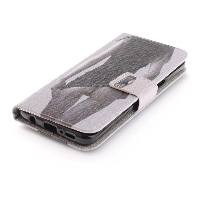 Samsung Galaxy S9 Hülle - Handy Case aus Leder - heisses Girl