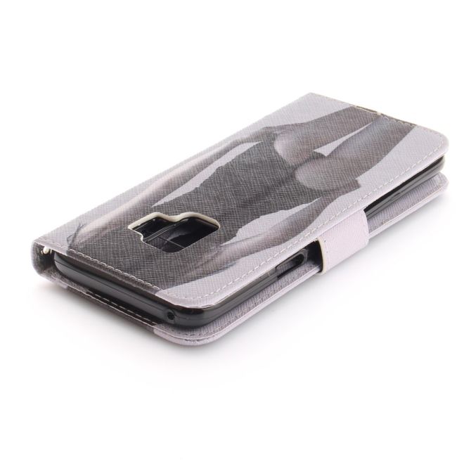 Samsung Galaxy S9 Hülle - Handy Case aus Leder - heisses Girl