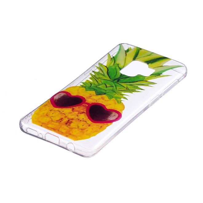 Samsung Galaxy S9 Plus Handy Case - Hülle aus flexiblem TPU Plastik - lustige Ananas