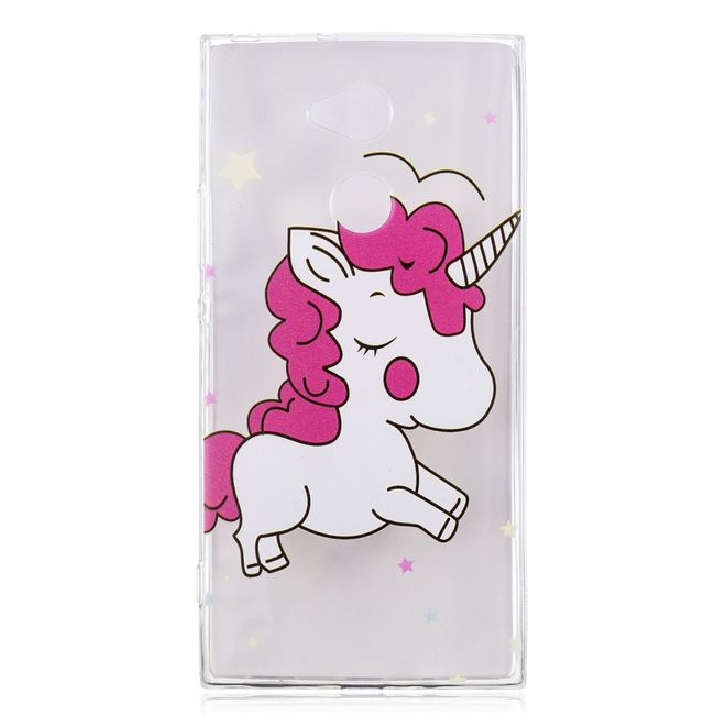 Sony Xperia XA2 Ultra Handyhülle - TPU Softcase - süsses Einhorn