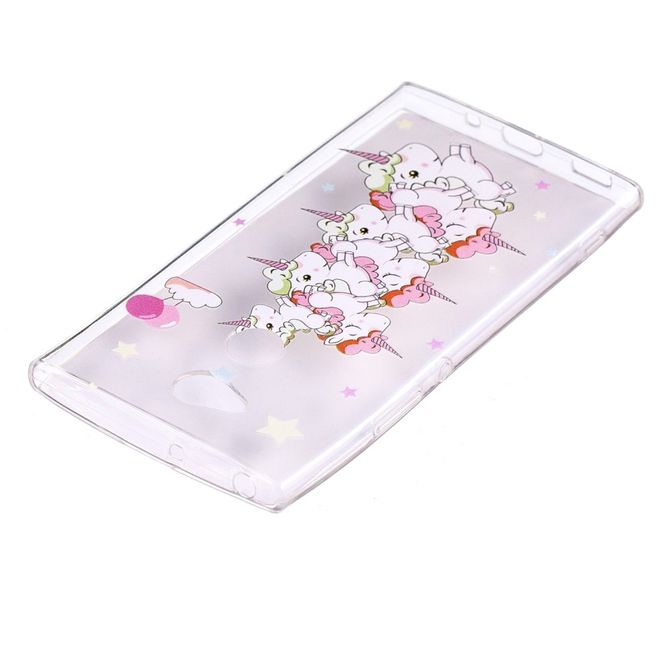 Sony Xperia XA2 Ultra Handyhülle - TPU Softcase - viele kleine Einhörner