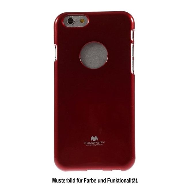 Goospery - Samsung Galaxy S9 Plus Handy Hülle - TPU Soft Case - Pearl Jelly Series - rot