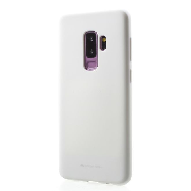 Goospery - Samsung Galaxy S9 Plus Handy Cover - TPU Soft Case - SF Jelly Series - weiss