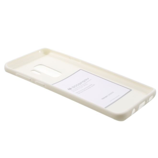 Goospery - Samsung Galaxy S9 Plus Handy Cover - TPU Soft Case - SF Jelly Series - weiss