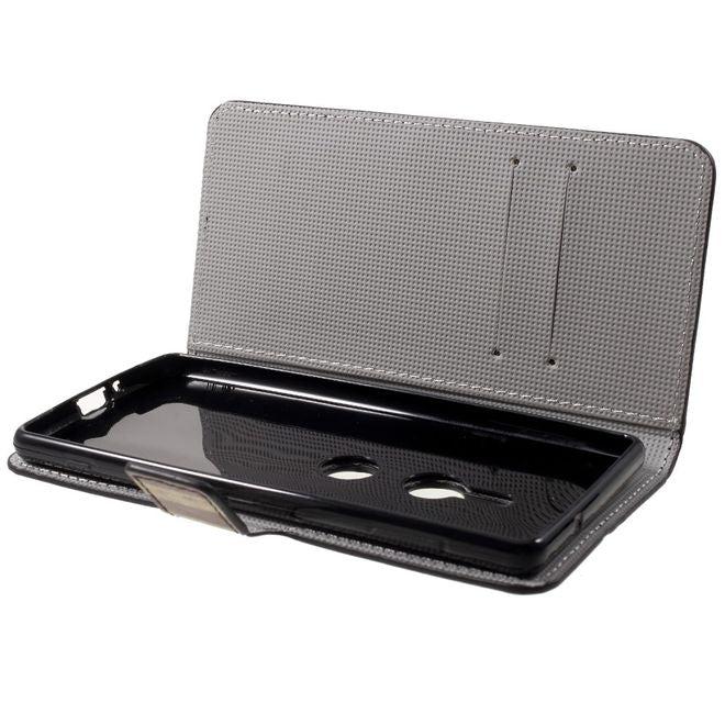 Sony Xperia XZ2 Handy Case - Hülle aus Leder - USA Flagge im Retrolook