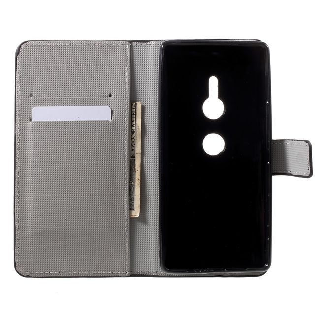Sony Xperia XZ2 Handy Case - Hülle aus Leder - UK Flagge im Vintagelook