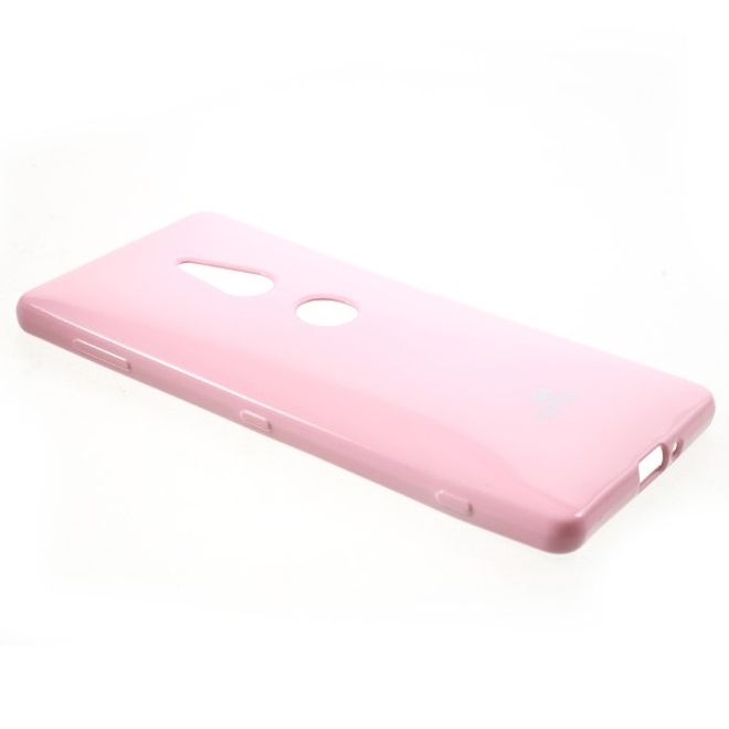 Goospery - Sony Xperia XZ2 Handy Hülle - TPU Soft Case - Pearl Jelly Series - pink