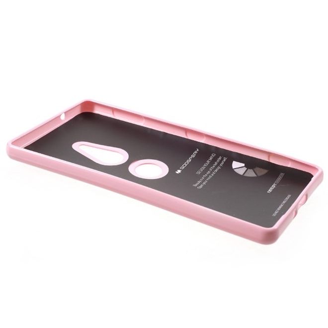 Goospery - Sony Xperia XZ2 Handy Hülle - TPU Soft Case - Pearl Jelly Series - pink