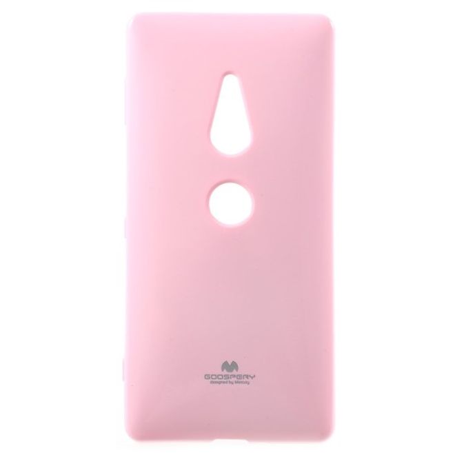 Goospery - Sony Xperia XZ2 Handy Hülle - TPU Soft Case - Pearl Jelly Series - pink