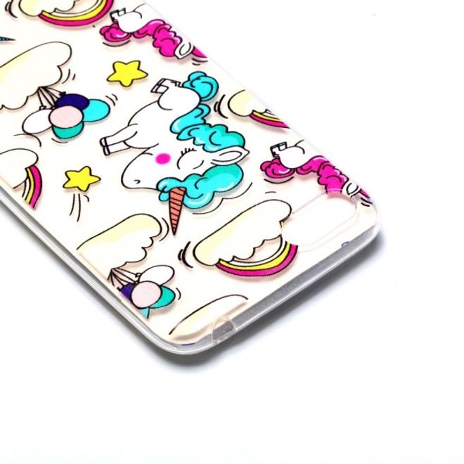 Samsung Huawei Honor 7S / Y5 (2018) Handyhülle - Softcase Image Plastik Series - süsse Einhörner