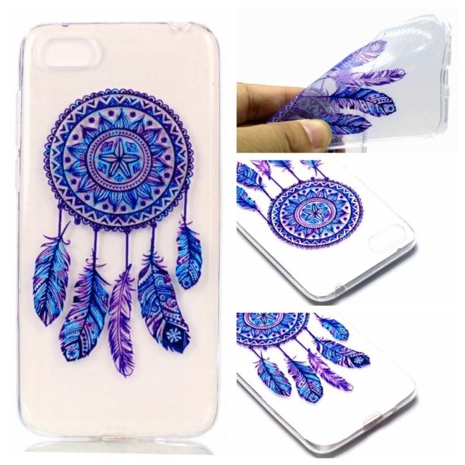 Samsung Huawei Honor 7S / Y5 (2018) Handyhülle - Softcase Image Plastik Series - blauer Traumfänger