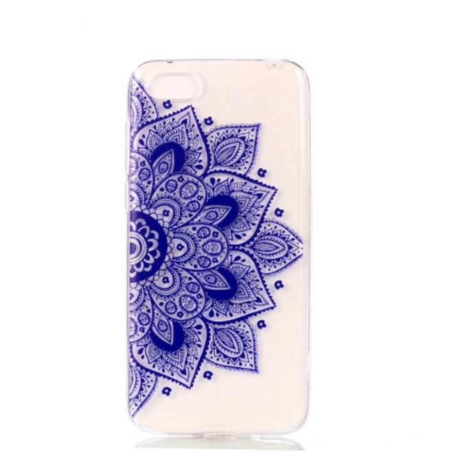 Samsung Huawei Honor 7S / Y5 (2018) Handyhülle - Softcase Image Plastik Series - violettes Mandala Muster