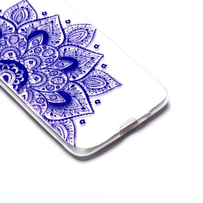 Samsung Huawei Honor 7S / Y5 (2018) Handyhülle - Softcase Image Plastik Series - violettes Mandala Muster