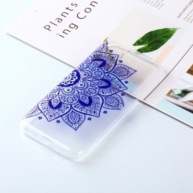 Samsung Huawei Honor 7S / Y5 (2018) Handyhülle - Softcase Image Plastik Series - violettes Mandala Muster