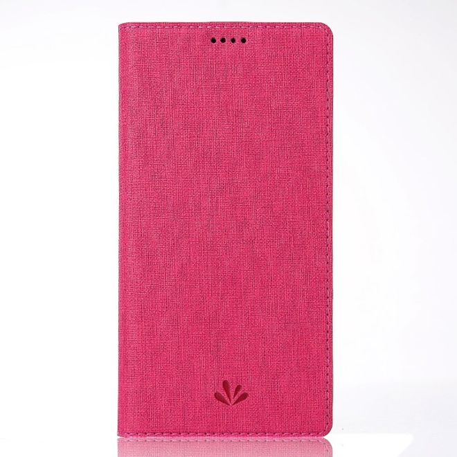 Vili Dmx - Huawei Y6 (2018) Hülle - Case aus Leder - mit Standfunktion - rosa