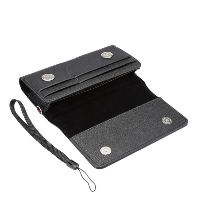 Universelle Dual Handytasche (Grösse XL) mit Gürtelclip für Handys bis 6 Zoll - schwarz