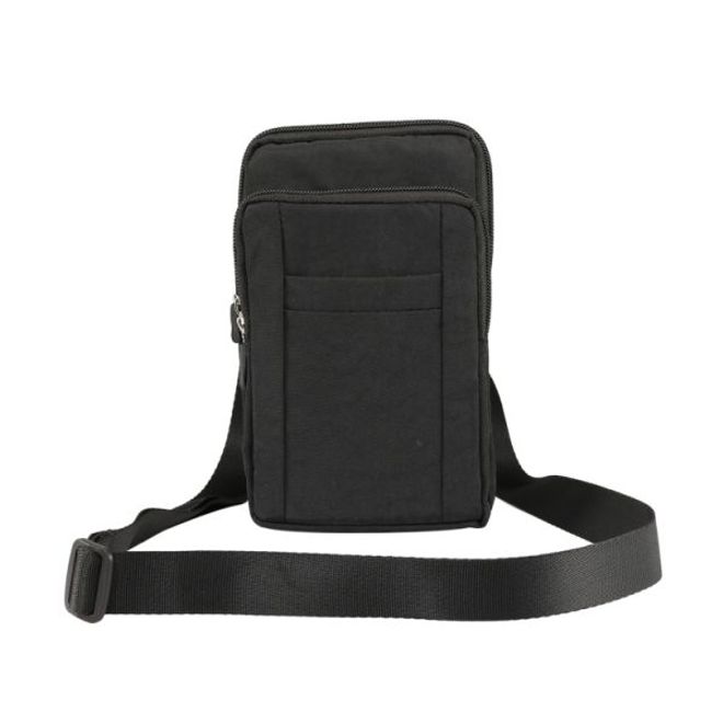 Universelle Outdoor Schultertasche für Handys bis 7 Zoll - schwarz