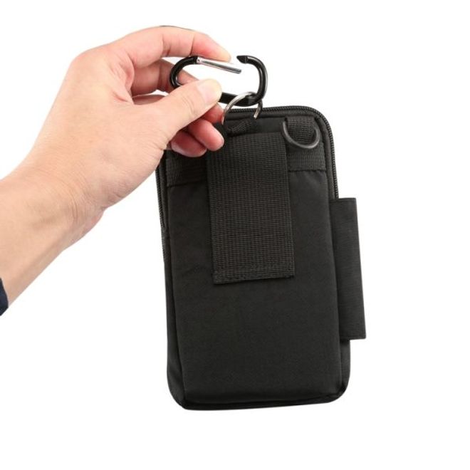 Universelle Outdoor Schultertasche für Handys bis 7 Zoll - schwarz
