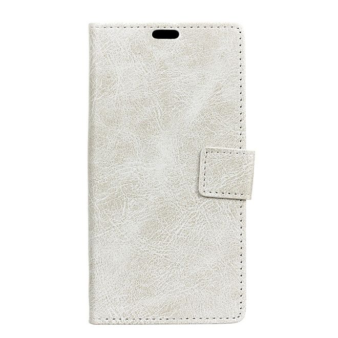 Sony Xperia XA2 Plus Handyhülle - Crazy Horse III Leder Series Case - weiss