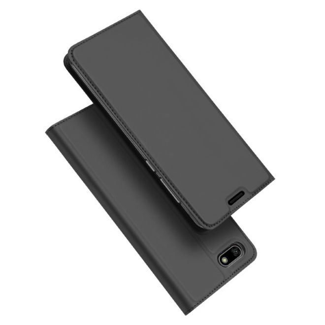 Dux Ducis - Huawei Honor 7S / Y5 (2018) Hülle - Handy Bookcover - Skin Pro Series - dunkelgrau
