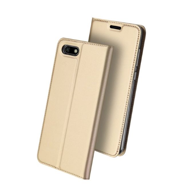 Dux Ducis - Huawei Honor 7S / Y5 (2018) Hülle - Handy Bookcover - Skin Pro Series - gold