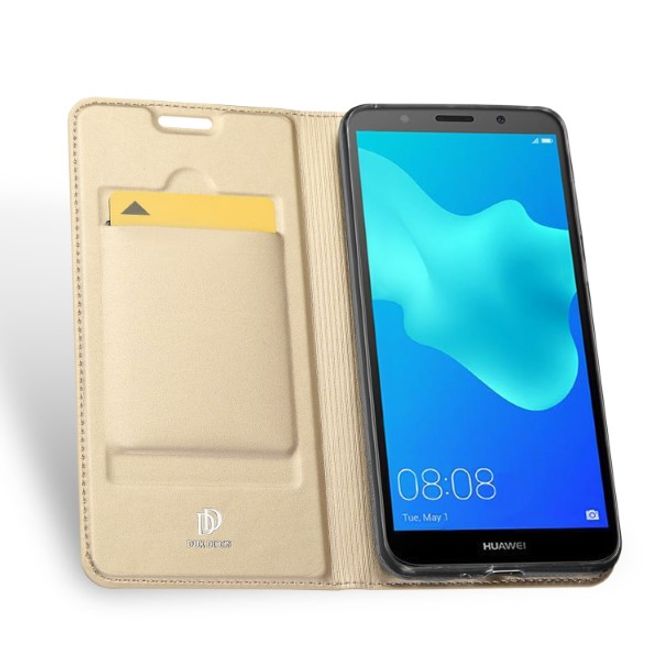 Dux Ducis - Huawei Honor 7S / Y5 (2018) Hülle - Handy Bookcover - Skin Pro Series - gold