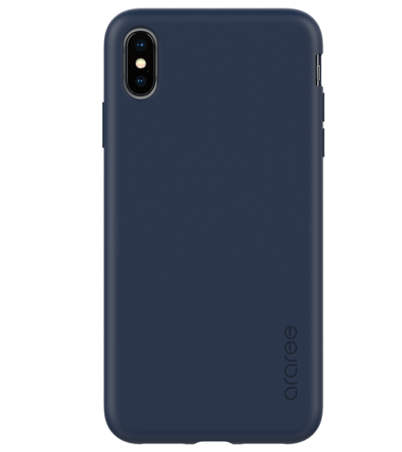 Araree - iPhone XS Max Hülle - Case aus TPU Plastik - A-Fit Series - blau