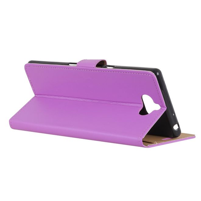 Sony Xperia XA3 Handy Hülle - Classic II Leder Bookcover Series - purpur