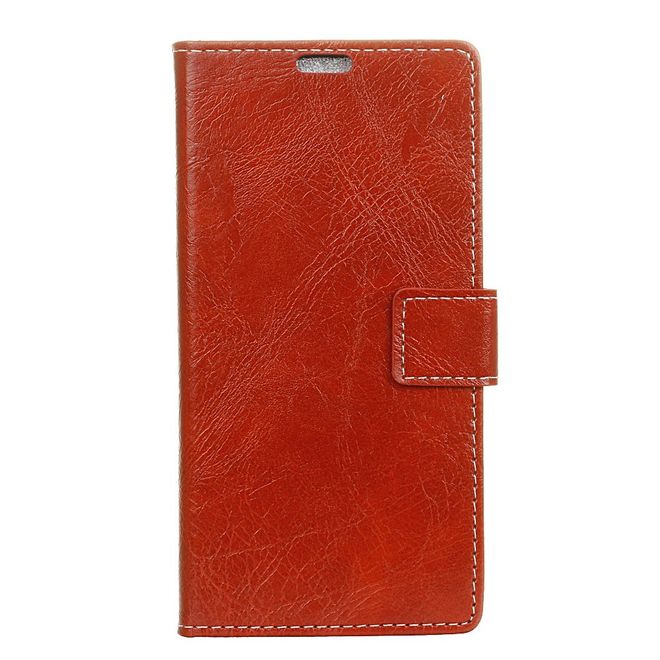Sony Xperia XA3 Handyhülle - Crazy Horse III Leder Series Case - rot