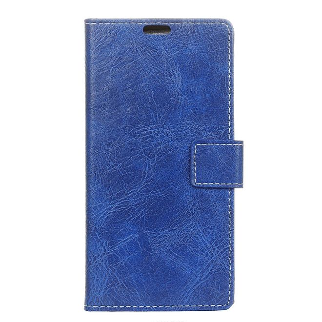 Sony Xperia XA3 Handyhülle - Crazy Horse III Leder Series Case - blau