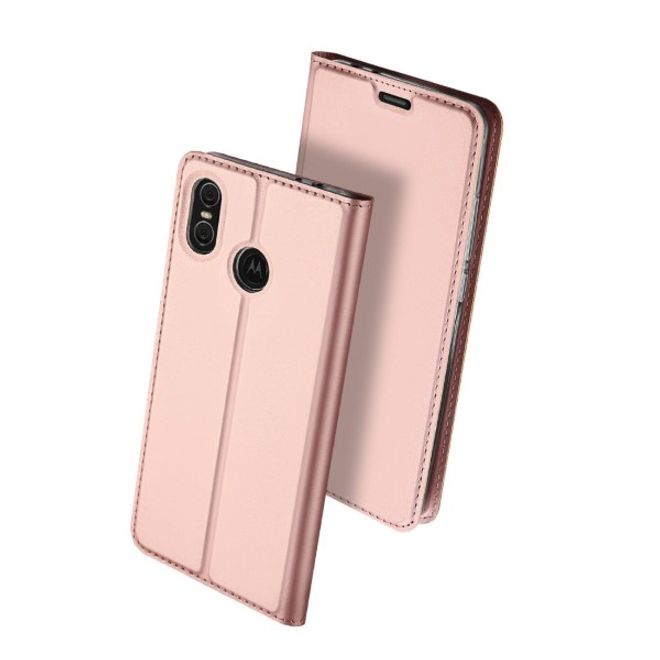 Dux Ducis - Motorola One Hülle - Handy Bookcover - Skin Pro Series - rosegold