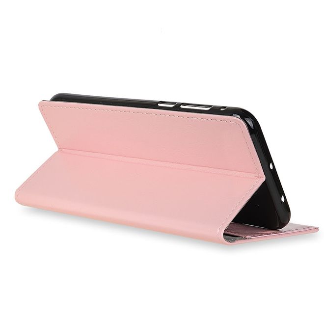 Sony Xperia XZ4 Compact Handyhülle - Crazy Horse Leder Bookcover Series - pink