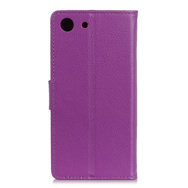 Sony Xperia XZ4 Compact Handy Hülle - Litchi Bookcover Series - purpur