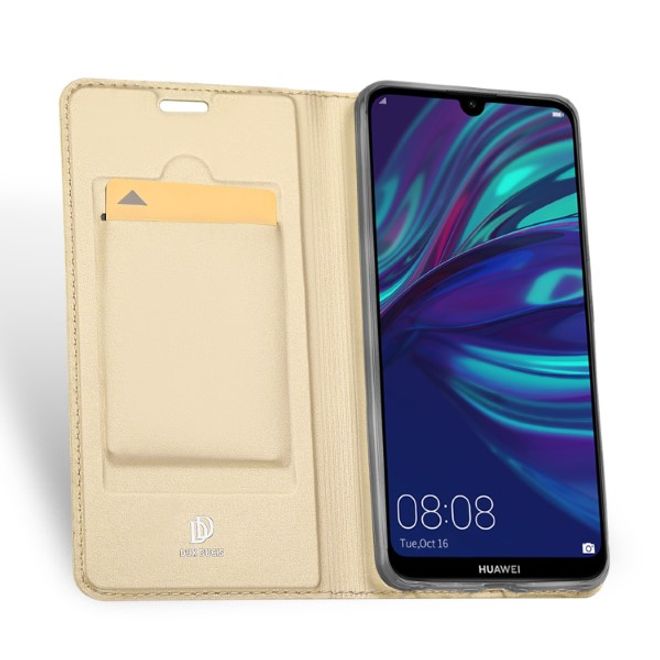 Dux Ducis - Huawei Y7 (2019) Hülle - Handy Bookcover - Skin Pro Series - gold