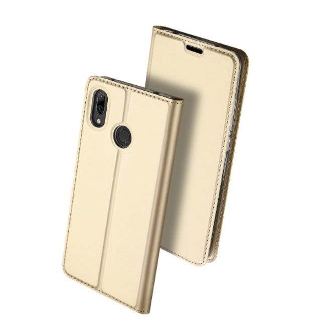 Dux Ducis - Huawei Y7 (2019) Hülle - Handy Bookcover - Skin Pro Series - gold
