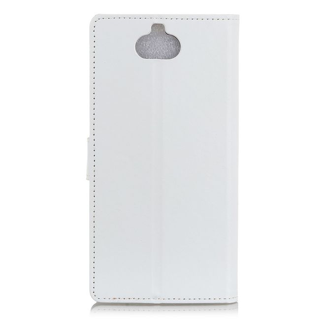 Sony Xperia 10 Plus Handy Hülle - Classic II Leder Bookcover Series - weiss