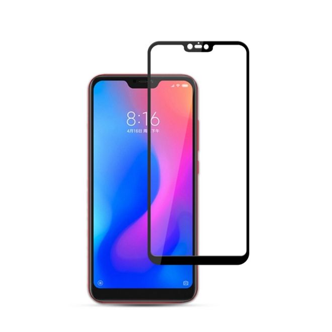 Xiaomi Mi 8 Lite Panzerglas 2.5D Full Cover - Displayschutz (0.33 mm) - schwarz