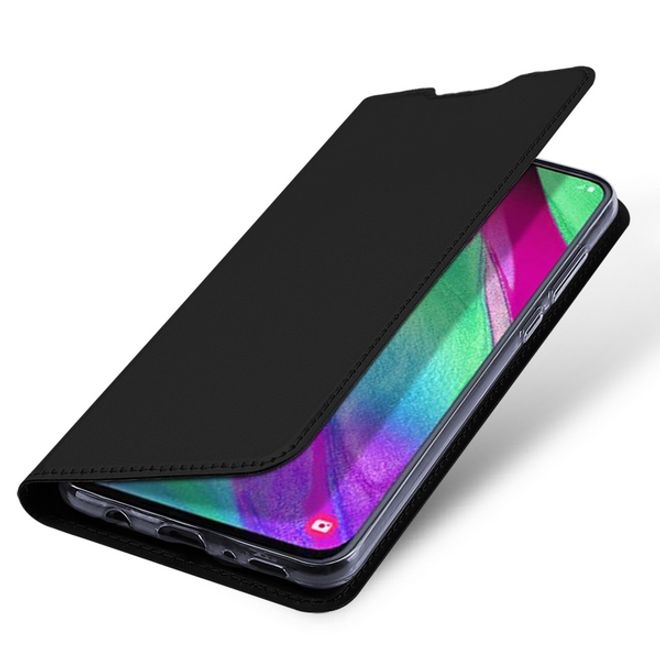 Dux Ducis - Samsung Galaxy A40 Hülle - Handy Bookcover - Skin Pro Series - schwarz